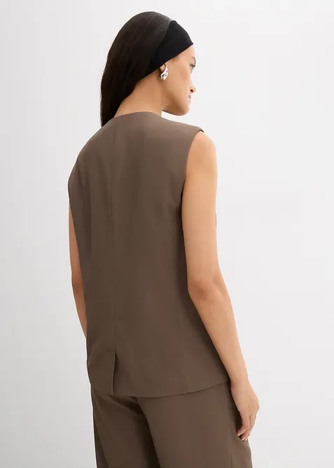 Dlouh&aacute; vesta s keprovou strukturou, bonprix