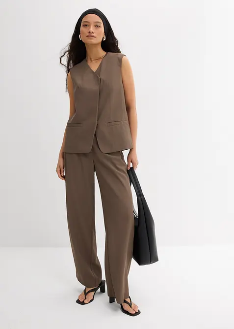 Dlouh&aacute; vesta s keprovou strukturou, bonprix