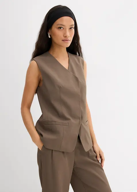 Dlouh&aacute; vesta s keprovou strukturou, bonprix