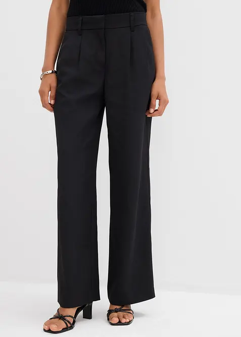 Kalhoty bez zapínání, s keprovou strukturou, bonprix