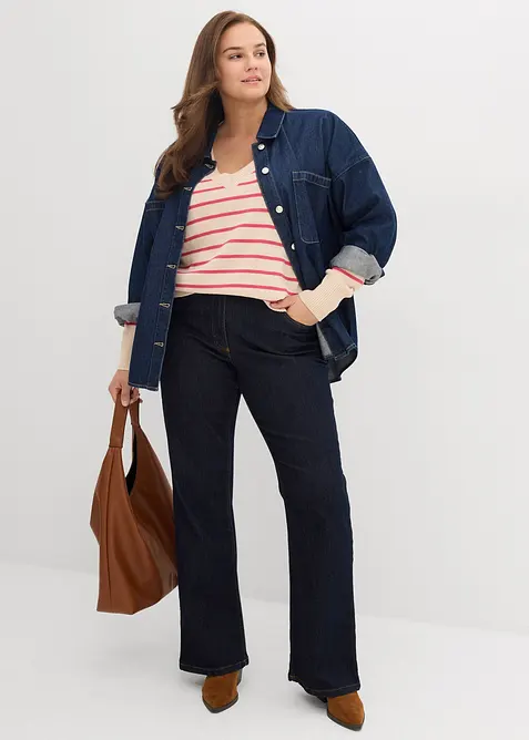 Svetr z bavlněn&eacute; směsi, bonprix