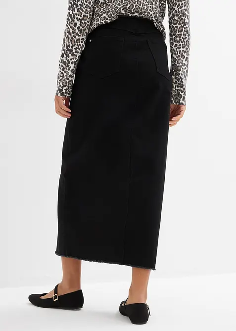 Keprov&aacute; sukně s roztřepen&iacute;m, bonprix