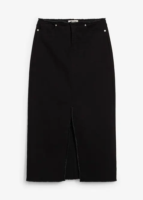 Keprov&aacute; sukně s roztřepen&iacute;m, bonprix