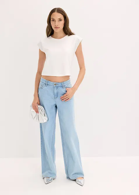 Triko s ramenními vycpávkami, bonprix