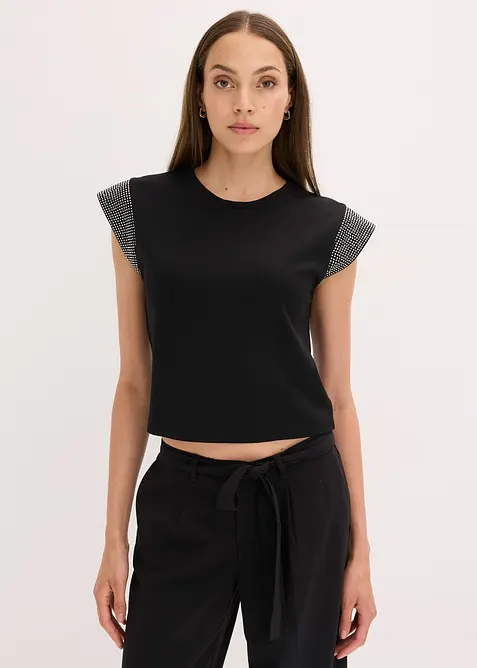 Triko s ramenn&iacute;mi vycp&aacute;vkami, bonprix