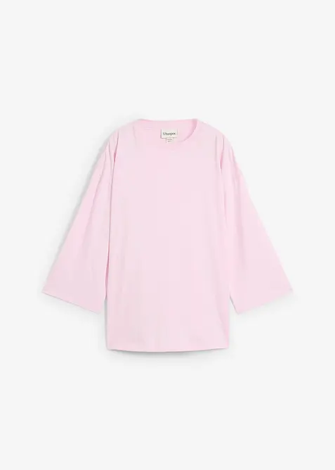 Tričko s lichoběžníkovým střihem a s podílem hedvábí, bonprix