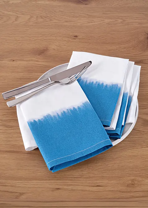 Látkové ubrousky z organické bavlny (4 ks v balení), bonprix