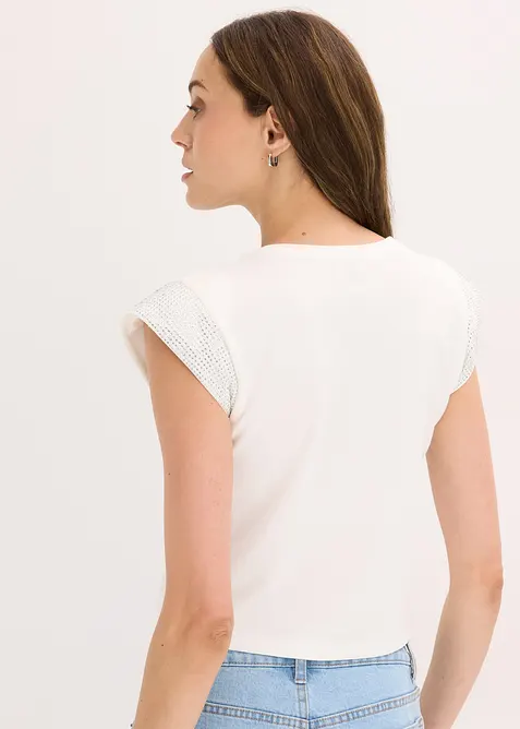 Triko s ramenními vycpávkami, bonprix