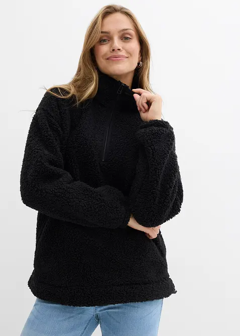 Flísová mikina se stojáčkem, bonprix