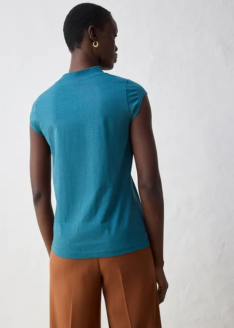 Tričko s podílem hedvábí, bonprix