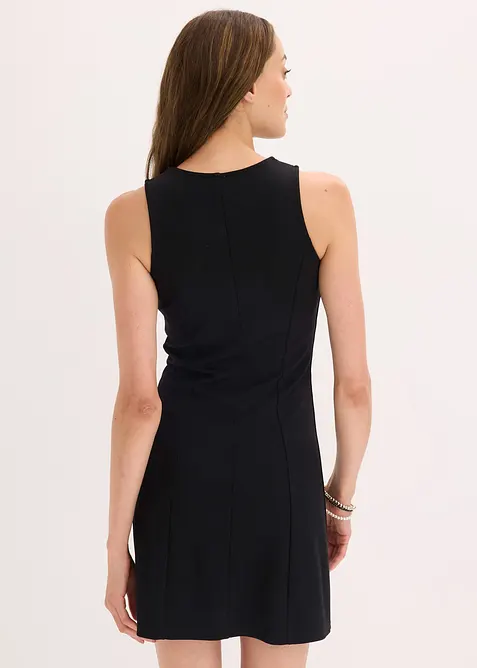 Minišaty s ozdobným knoflíkem, bonprix