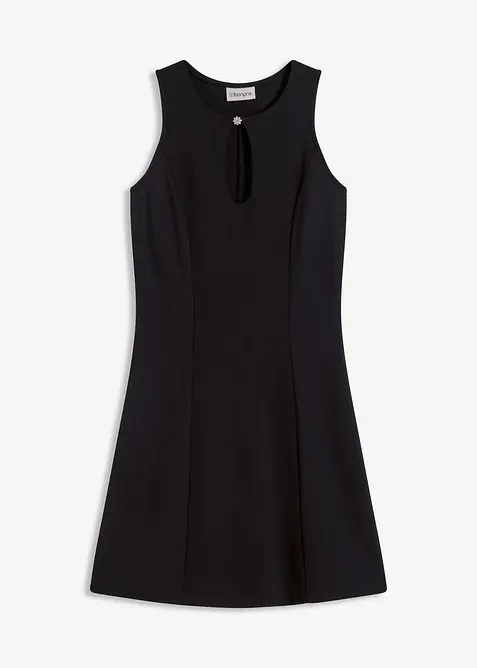 Minišaty s ozdobným knoflíkem, bonprix