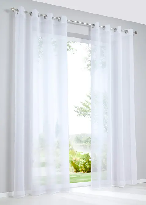 Z&aacute;clona z jemně strukturovan&eacute;ho batistu (1 ks v balen&iacute;), bpc living bonprix collection