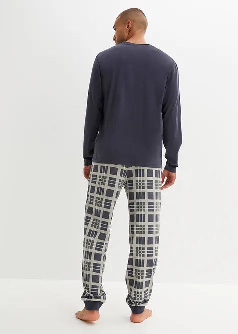 Pyžamo s dlouhým rukávem, z čisté organické bavlny, bonprix