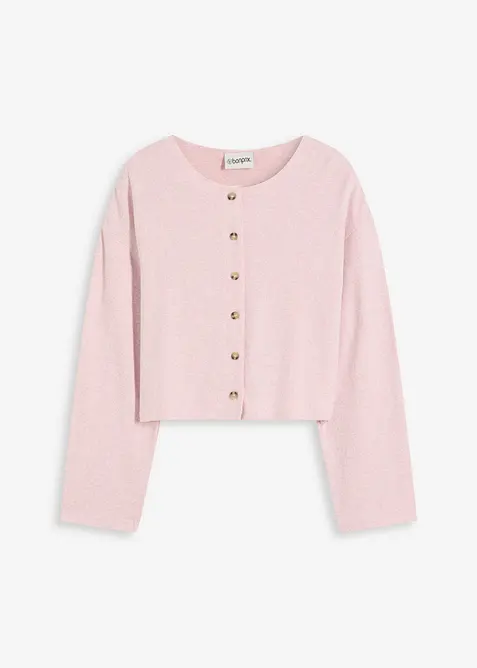 Žebrovan&yacute; kab&aacute;tek z jemn&eacute; pleteniny, bonprix