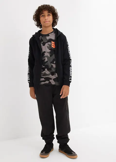 Triko s dlouhým rukávem, z čisté bavlny  (3 ks v balení), bonprix