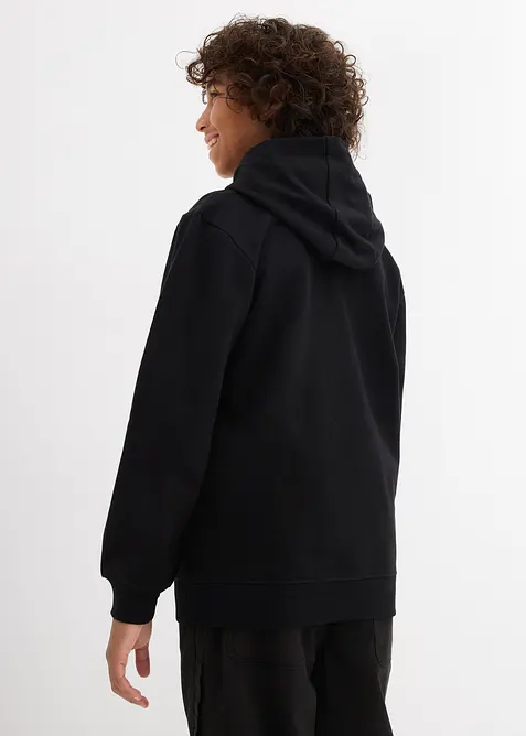 Mikina s kapucí, z čisté bavlny, bonprix