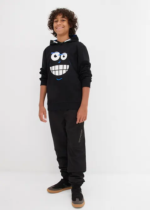 Mikina s kapucí, z čisté bavlny, bonprix