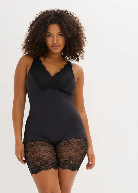 Stahovací body s nohavičkou, střední tvarující efekt, bonprix