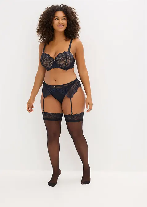 Podvazkový pás z jemné krajky, bonprix