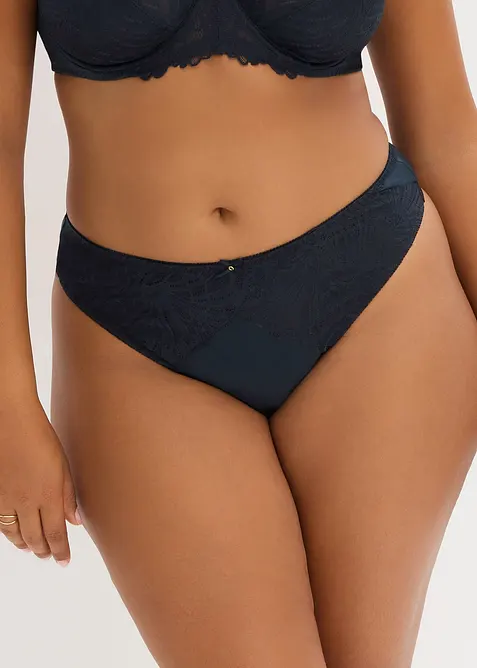 Maxikalhotky tanga s lesklým materiálem (2 ks v balení), bonprix