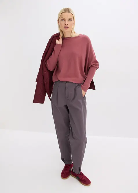 Svetr z jemné pleteniny z měkké viskózové směsi, bonprix