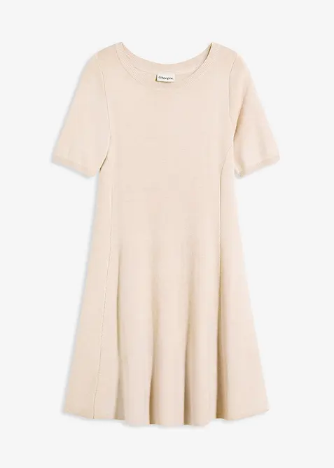 Pletené šaty z měkké viskózové směsi, bonprix