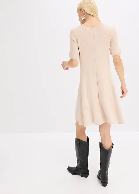 Pletené šaty z měkké viskózové směsi, bonprix