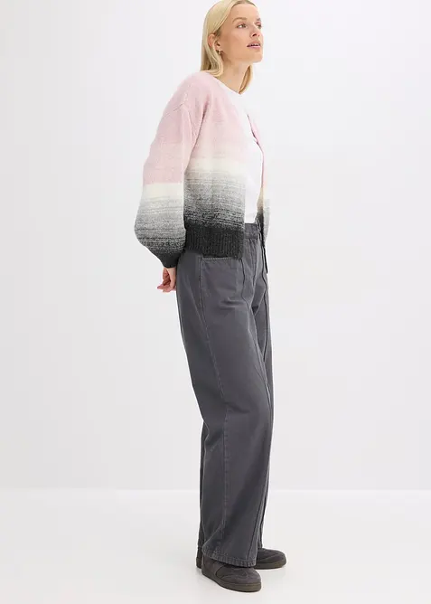 Kabátek z hrubé pleteniny z měkké vlněné směsi, bonprix