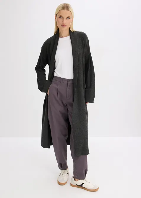 Pletený kabát z měkké viskózové směsi, bonprix