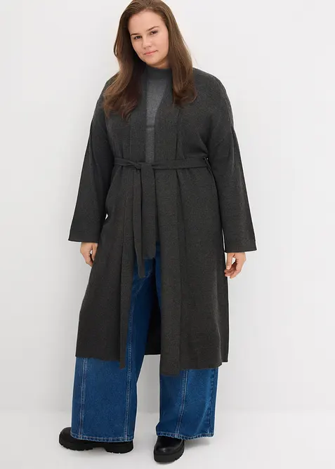 Pletený kabát z měkké viskózové směsi, bonprix