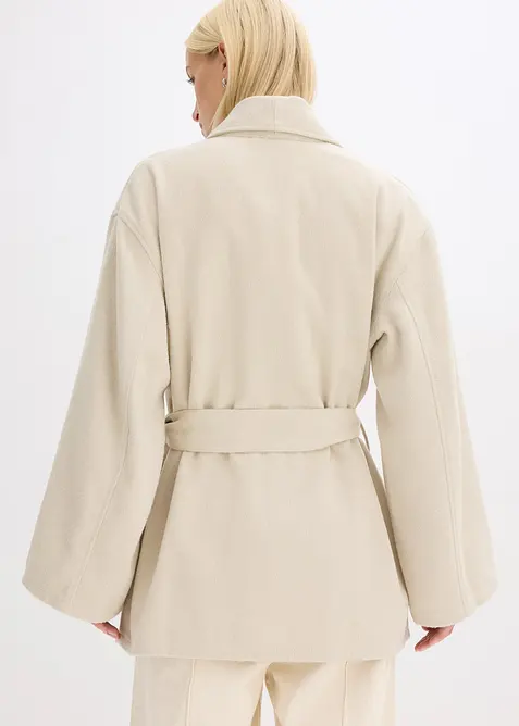 Kabátek s vlněným vzhledem, bonprix