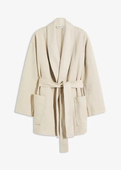 Kabátek s vlněným vzhledem, bonprix