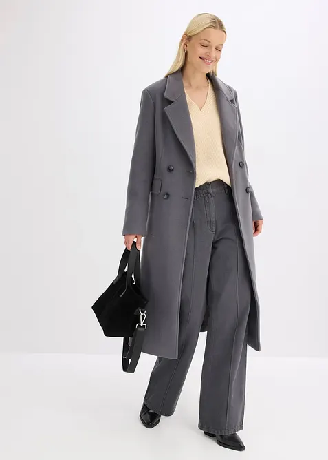 Elegantní dvouřadý kabát, bonprix