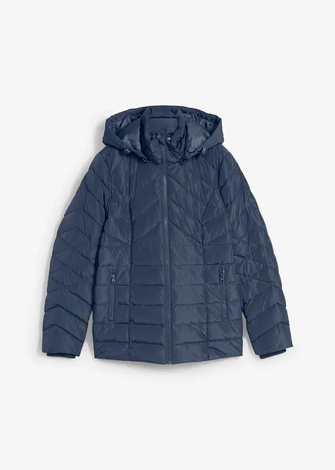 Lehk&aacute; pro&scaron;&iacute;van&aacute; bunda s odn&iacute;matelnou kapuc&iacute;, bonprix