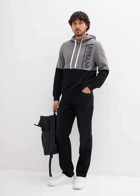 Mikina s kapucí, Slim Fit, bonprix