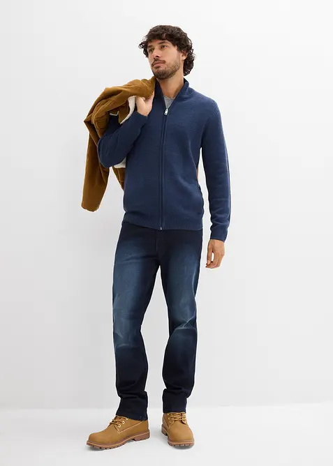 Svetr na zapínání, z jemného úpletu, bonprix