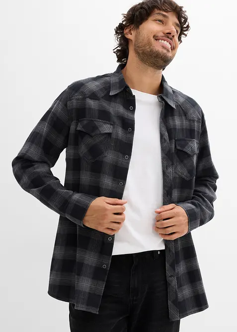 Flanelov&aacute; ko&scaron;ile z čist&eacute; bavlny, bonprix