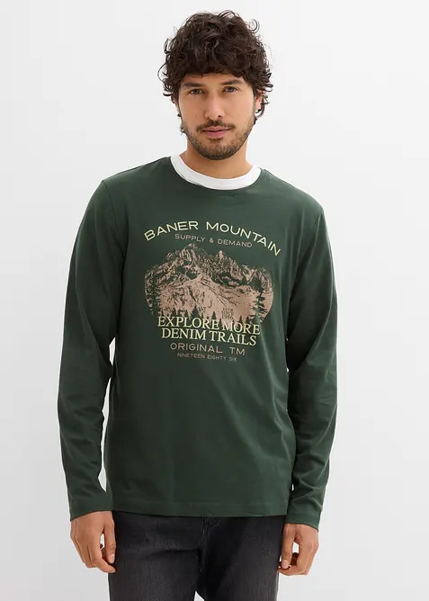 Triko s dlouhým rukávem (2 ks v balení), bonprix