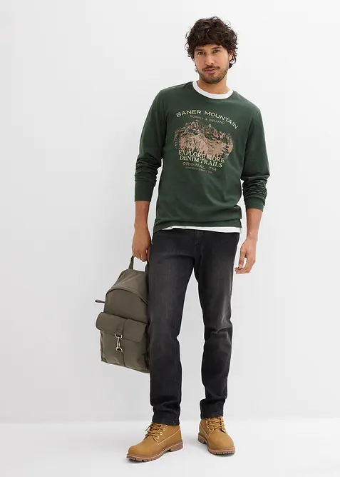 Triko s dlouhým rukávem (2 ks v balení), bonprix