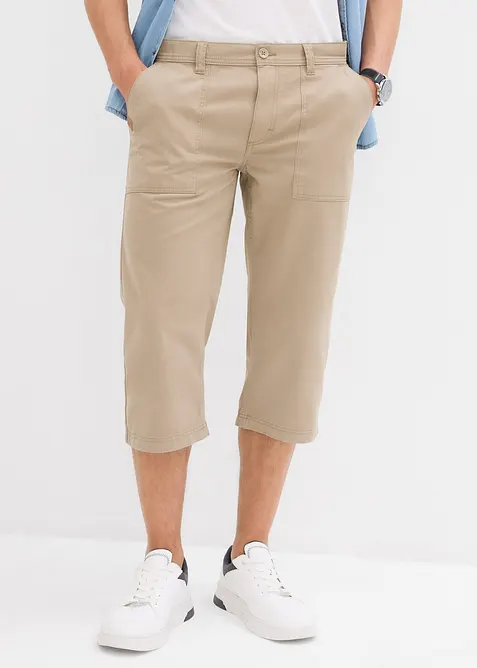 Dlouhé bermudy s nakládanými kapsami, Regular Fit, bonprix