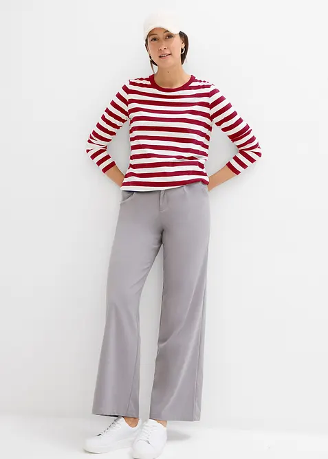 Pruhovan&eacute; triko z čist&eacute; organick&eacute; bavlny, bonprix