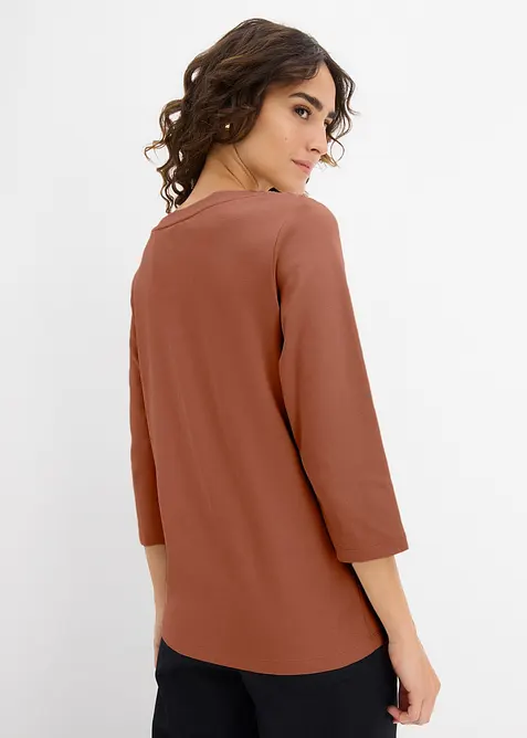 Tričko z těžk&eacute; čist&eacute; organick&eacute; bavlny, bonprix