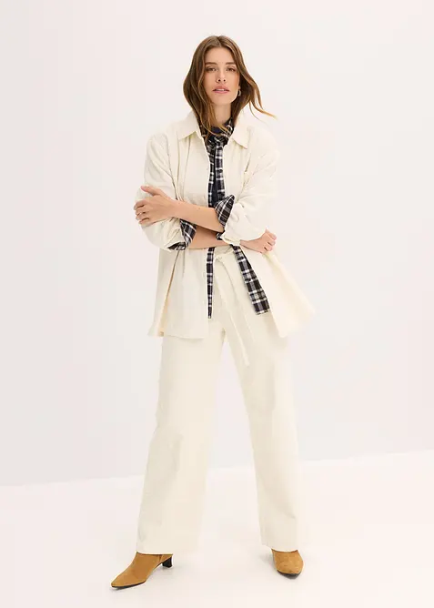 Manšestrová košile z bavlny, bonprix