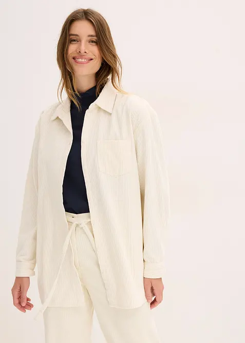 Manšestrová košile z bavlny, bonprix