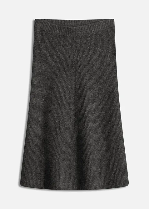 Pletená sukně v délce midi, bonprix