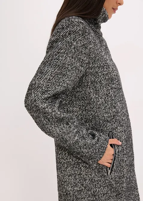 Lež&eacute;rn&iacute; kr&aacute;tk&yacute; kab&aacute;t ve vlněn&eacute;m vzhledu na přechodn&eacute; obdob&iacute;, bonprix