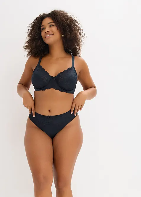 Zmenšovací podprsenka s jemnou krajkou, bonprix