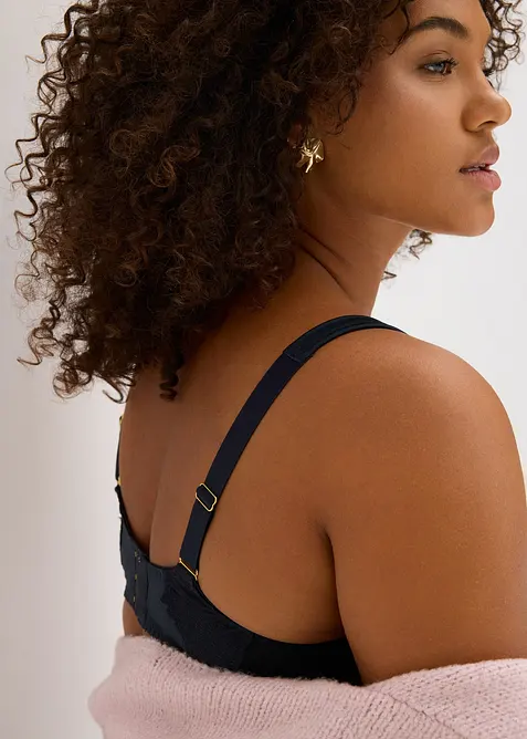 Zmenšovací podprsenka s jemnou krajkou, bonprix