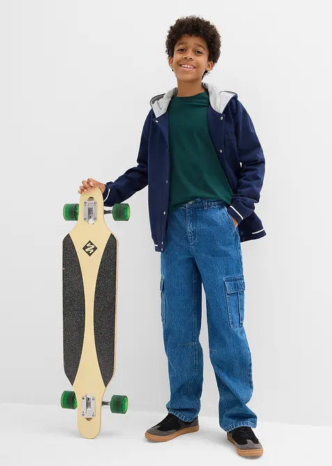 Tričko s dlouhým rukávem a organickou bavlnou (3 ks v balení), bonprix